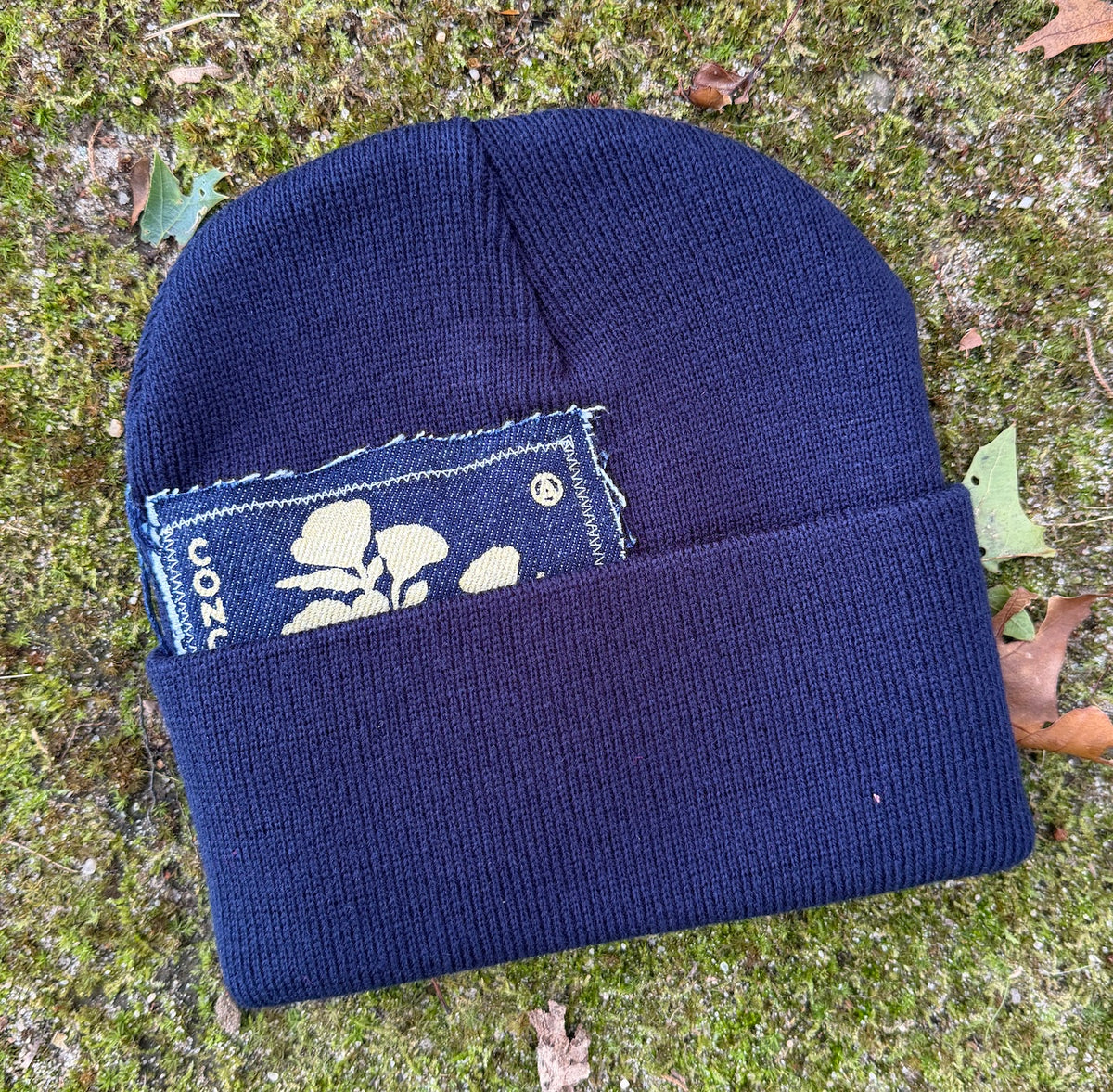Peek-a-boo Knit / Navy & Denim 1