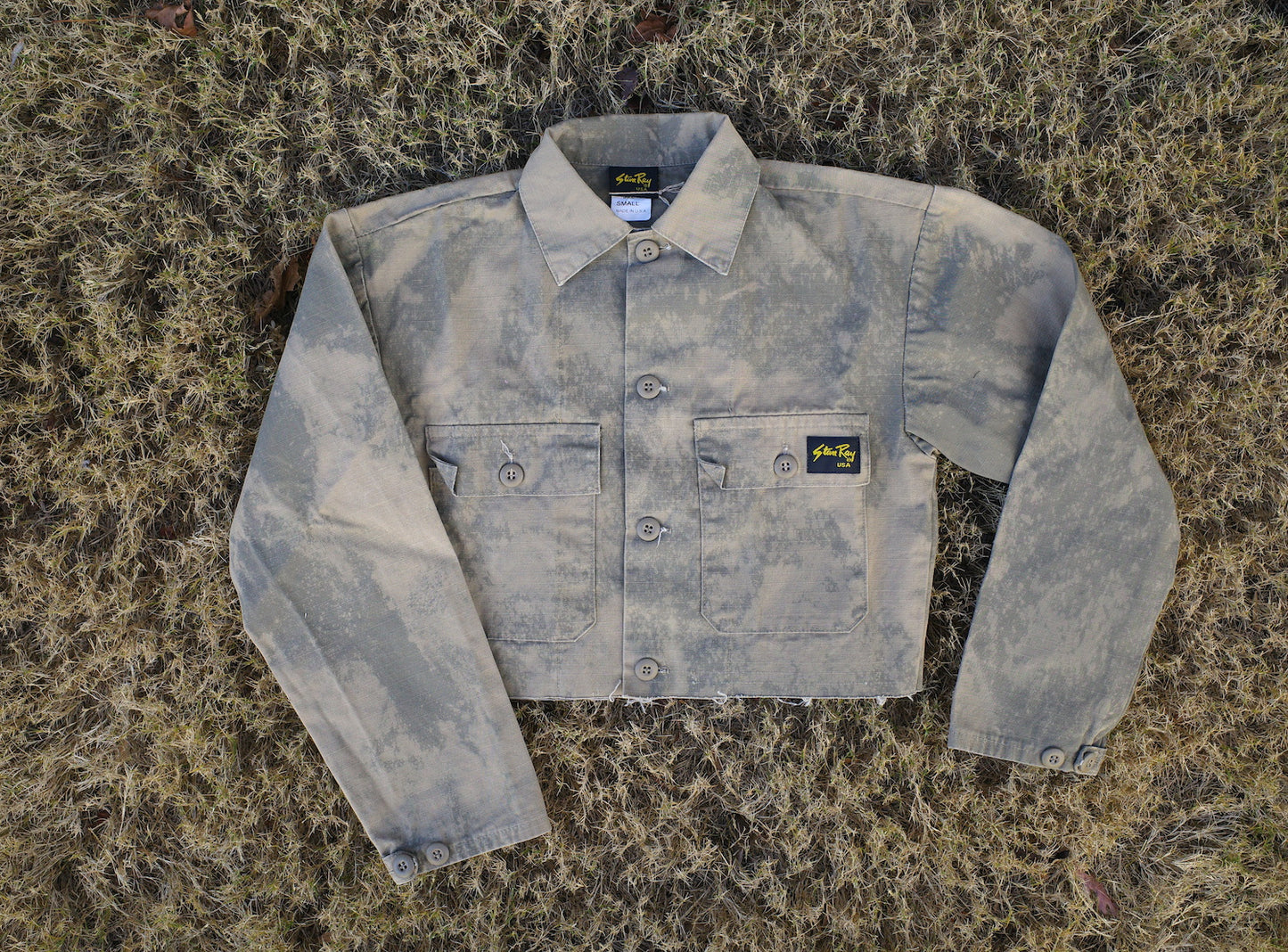 Cropped & Bleached Jacket / size Small