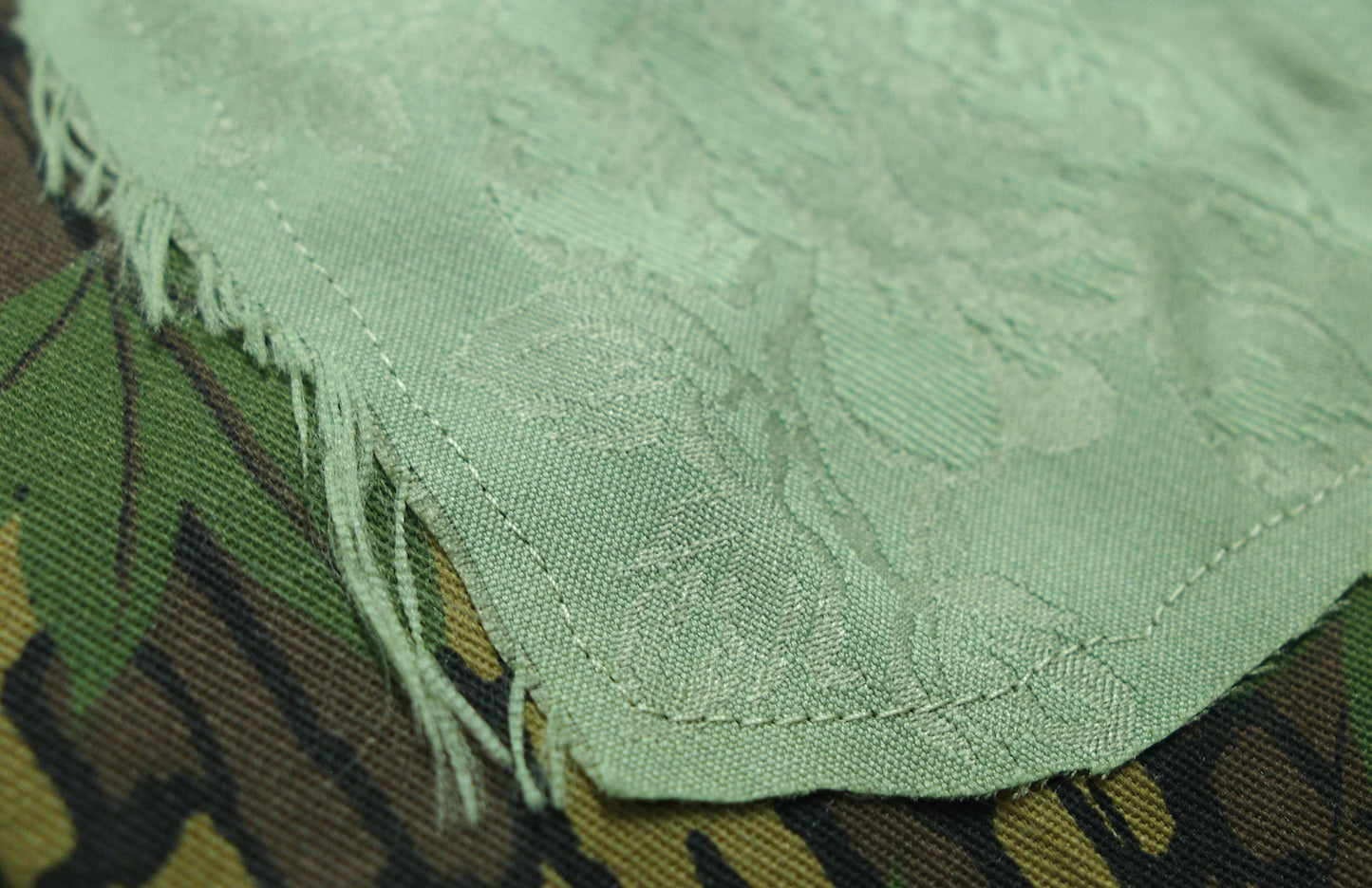 CRop Jacket - Vintage Realtree meets mint leaf