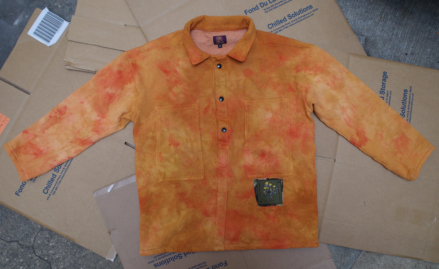 CRush Popover - vintage reverse weave fleece
