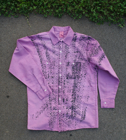 Gravel Tuxedo Shirt - Mars date Large