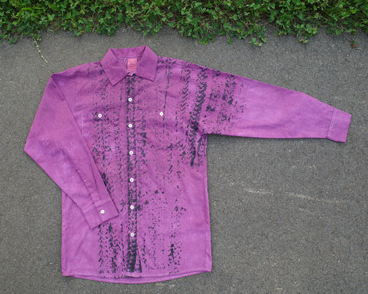 Gravel Tuxedo Shirt - Mars date Small