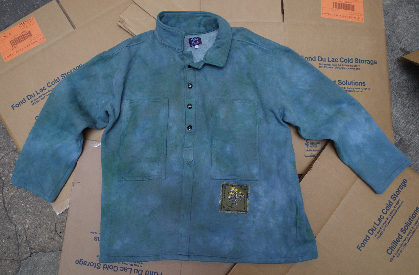 Land & Sea Popover - vintage reverse weave fleece