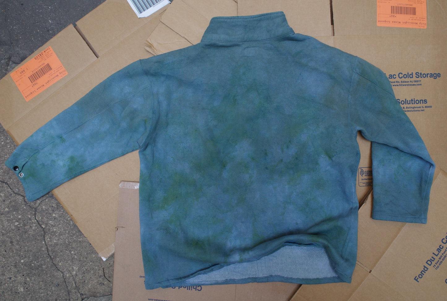 Land & Sea Popover - vintage reverse weave fleece
