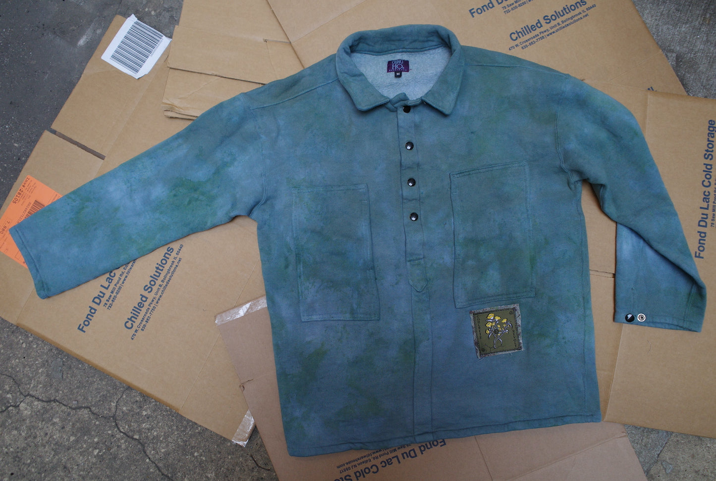 Land & Sea Popover - vintage reverse weave fleece