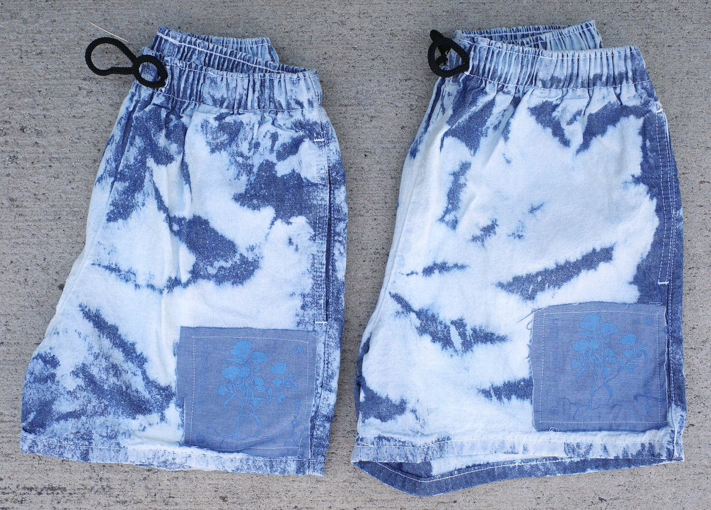 Ocean dye chambray short / Blue label multiple sizes