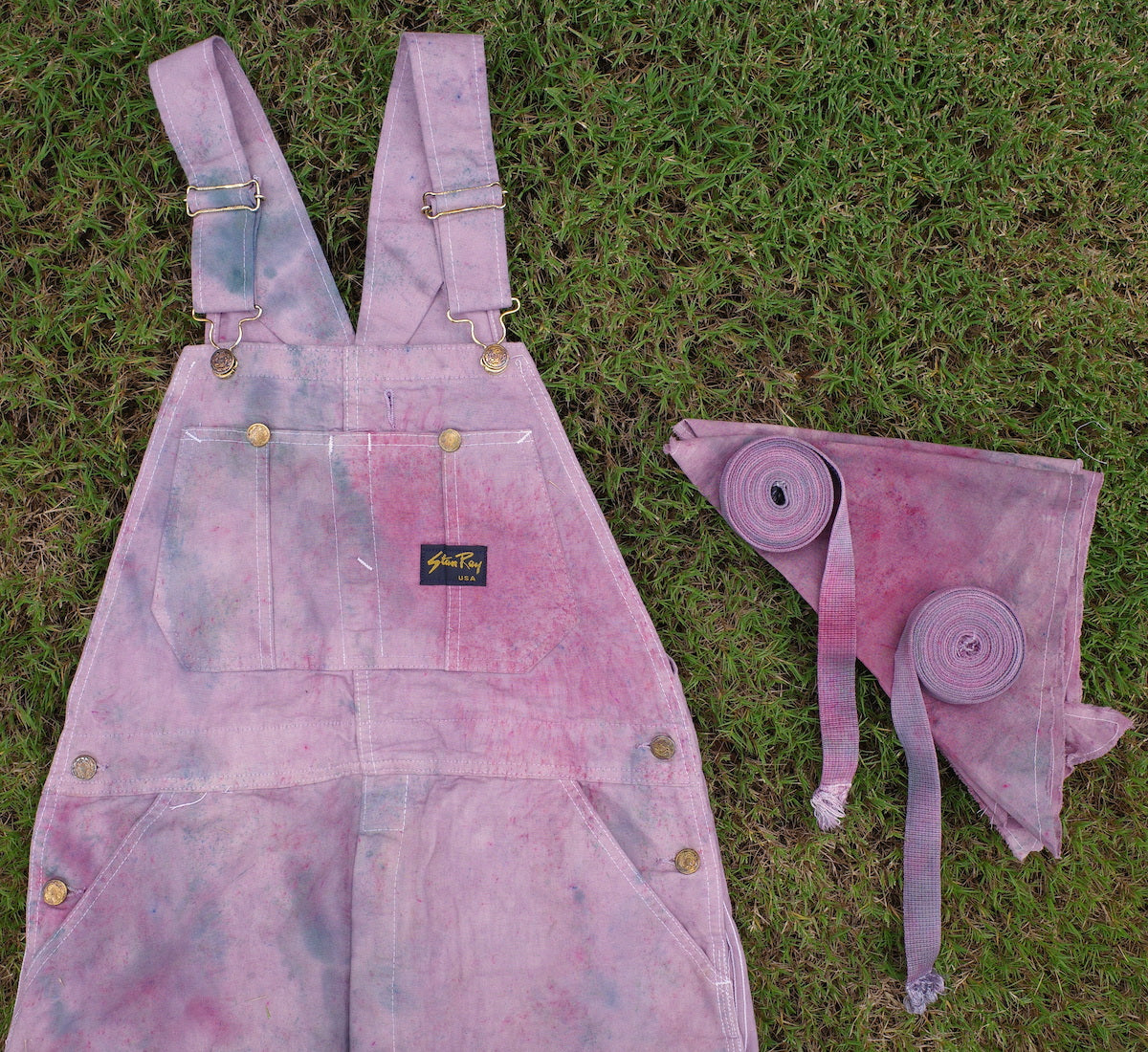 Vintage overall / rubbish dye - 32 waist