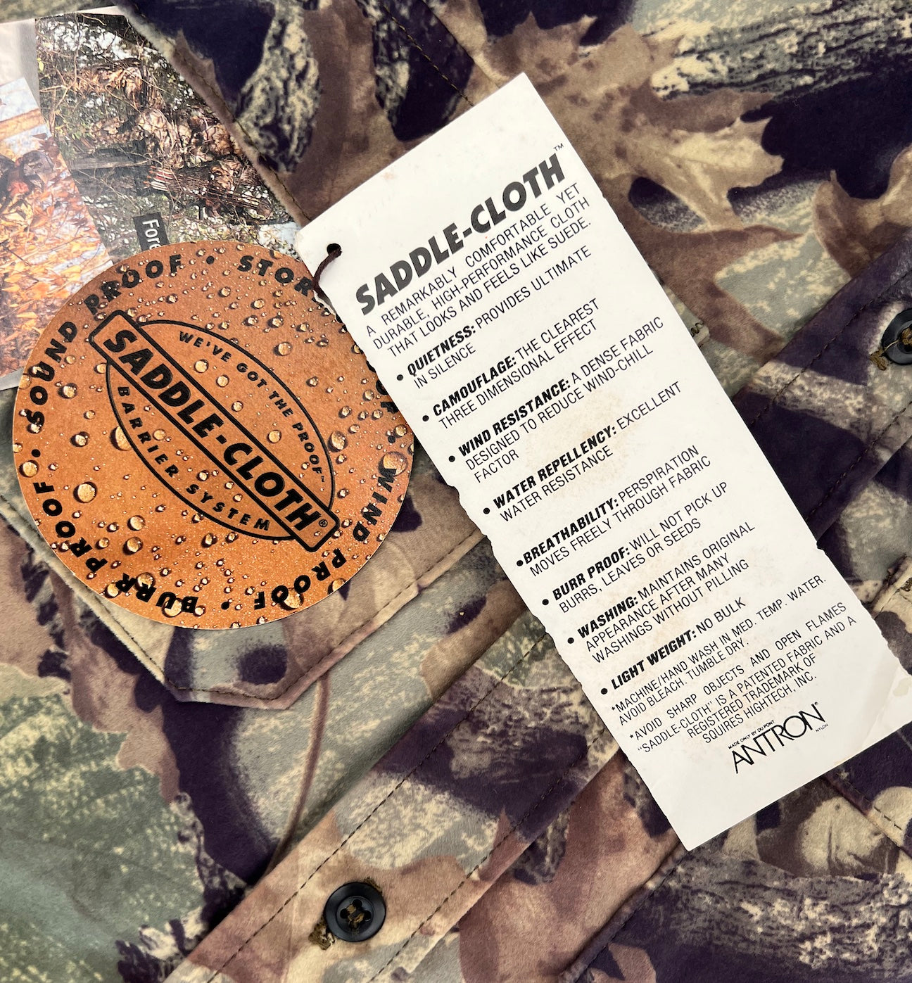 Leafwave / SMALL - Saddle Cloth weatherproof jacket