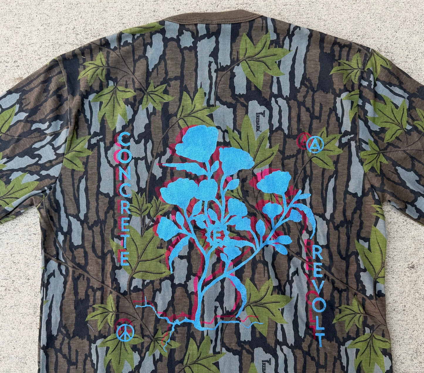 CR Vintage long sleeve tee / 3D mistake