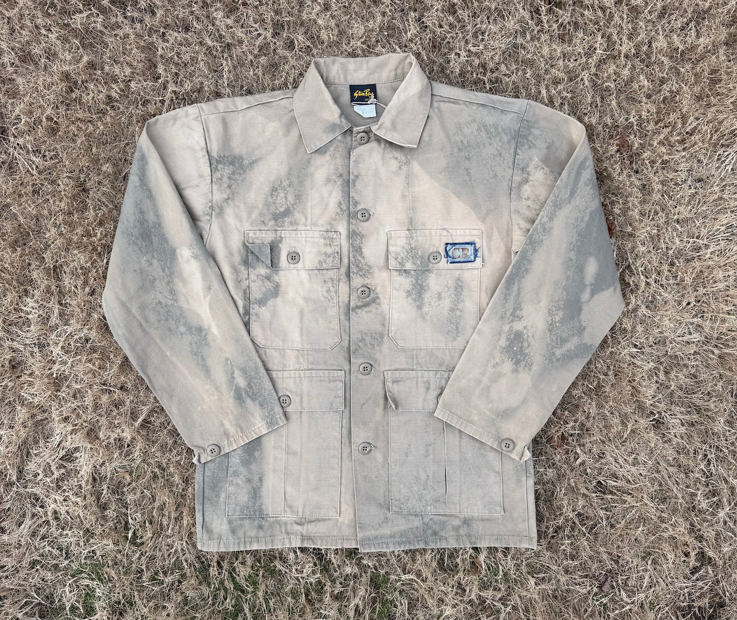 4-Pocket Bleached Jacket / size Medium