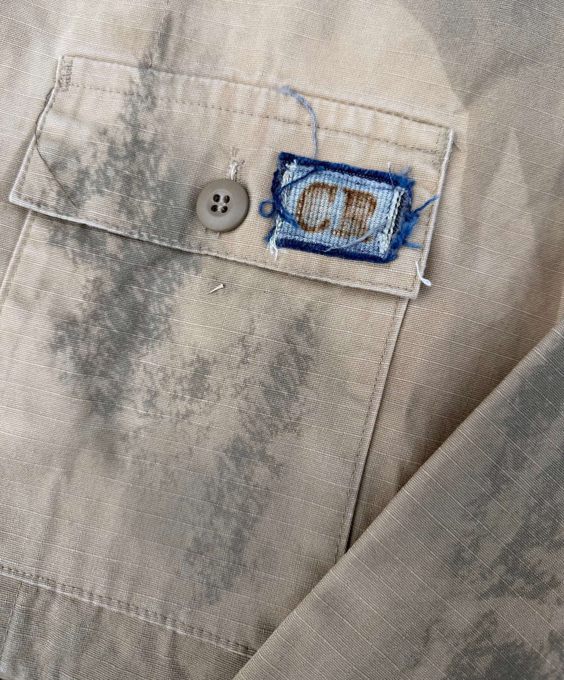 4-Pocket Bleached Jacket / size Medium