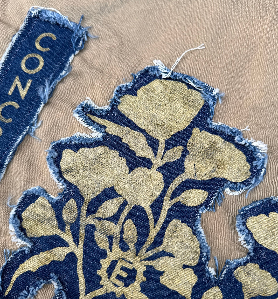 4-Pocket Bleached Jacket / size Medium