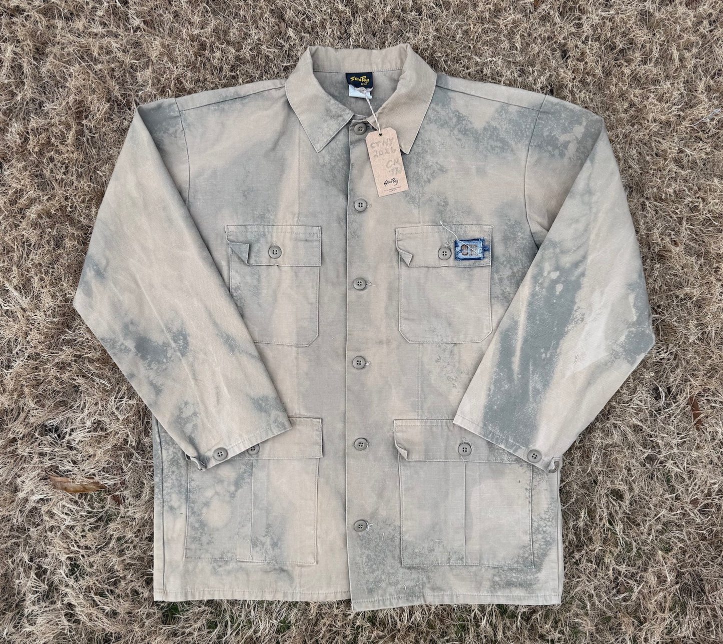 4-Pocket Bleached Jacket / size XL
