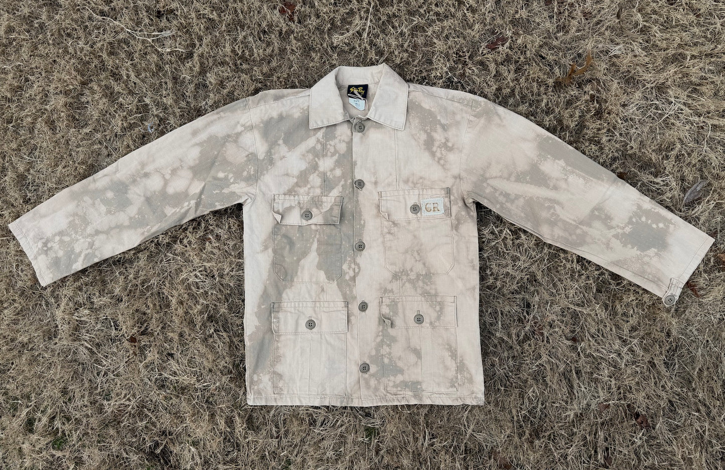 4-Pocket Bleached Jacket / size X-Small