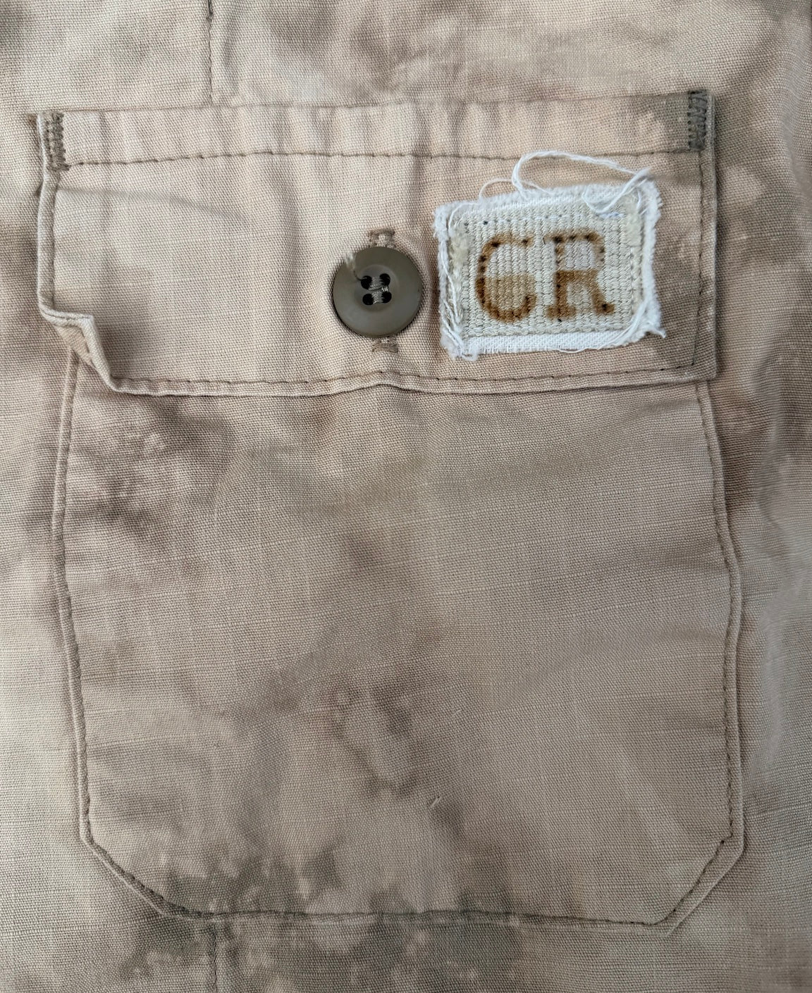 4-Pocket Bleached Jacket / size X-Small