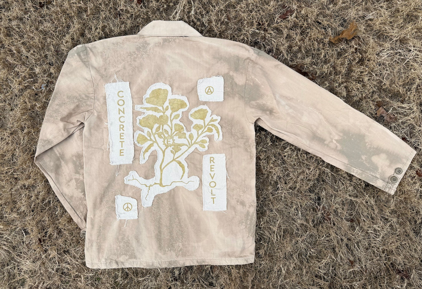 4-Pocket Bleached Jacket / size X-Small