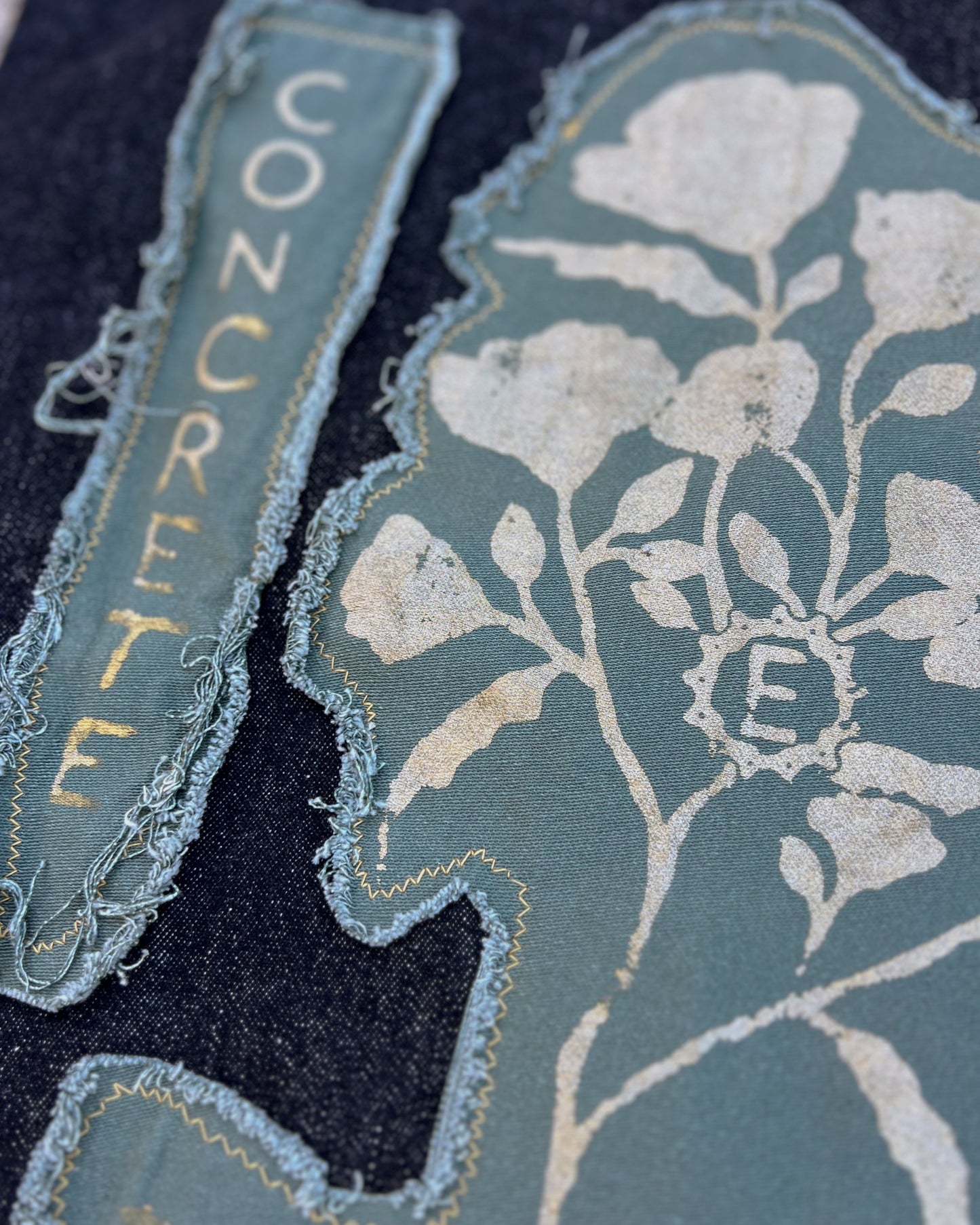 CR Fray away vest - Small asphalt black / olive patch