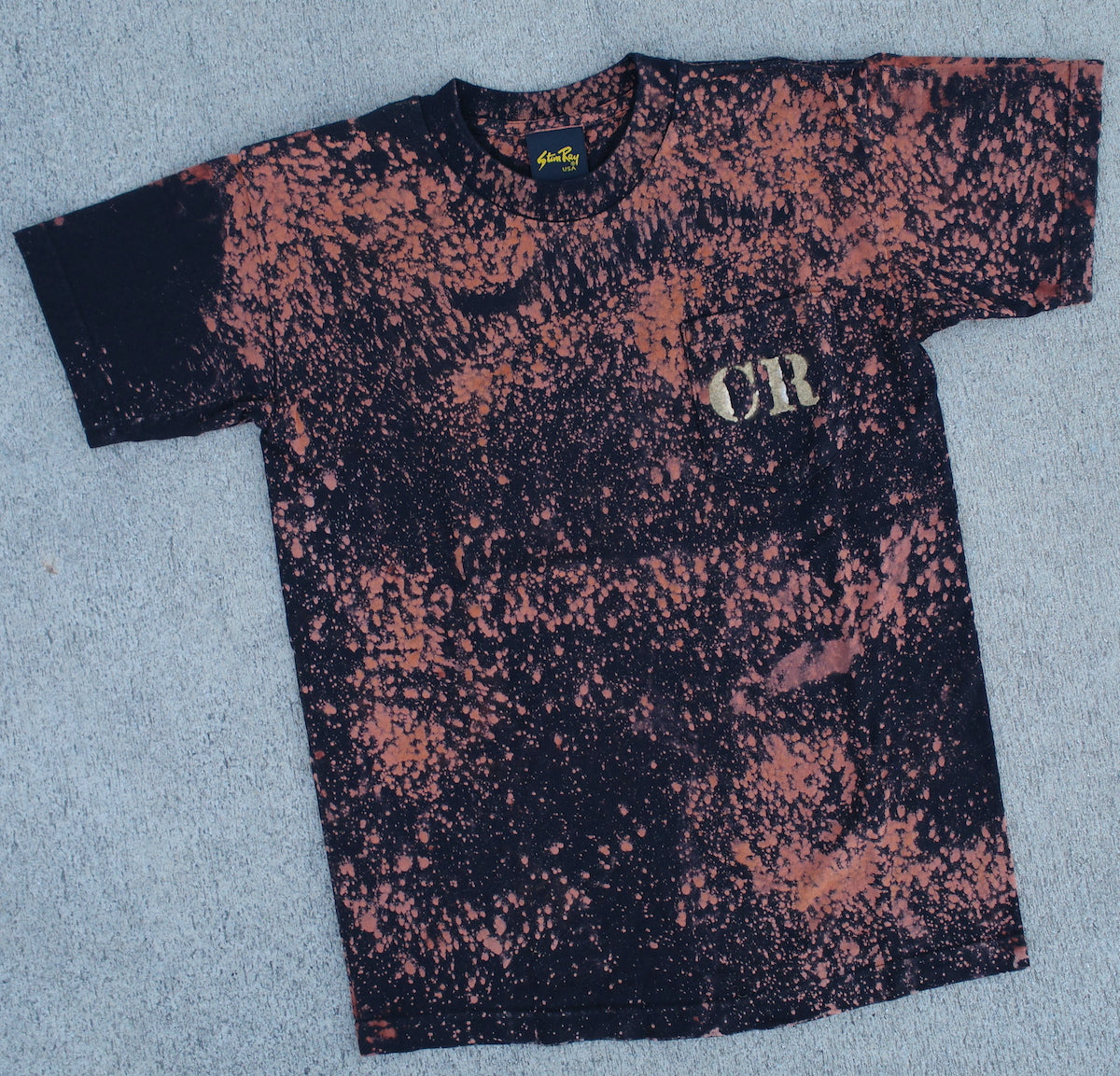 Stencils pocket tee - Black / Medium