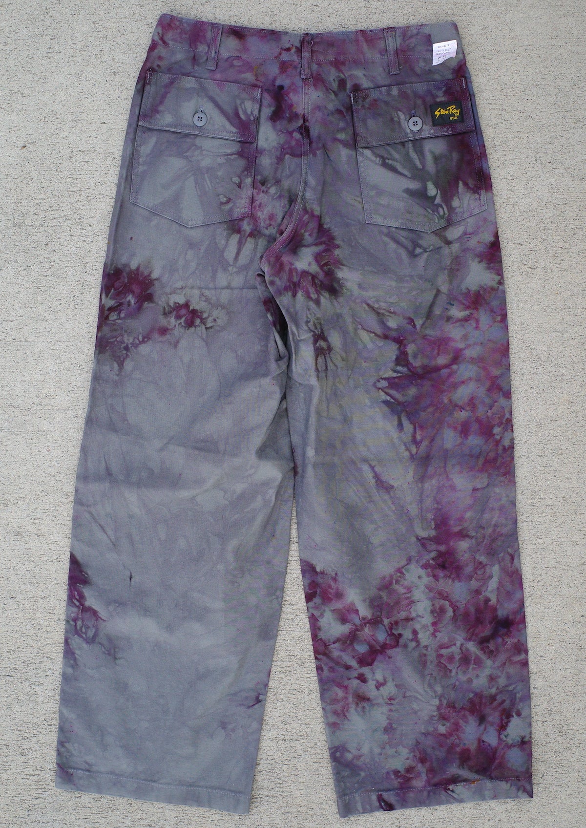 Wide Leg Baker Pant / Blackberry Size 32