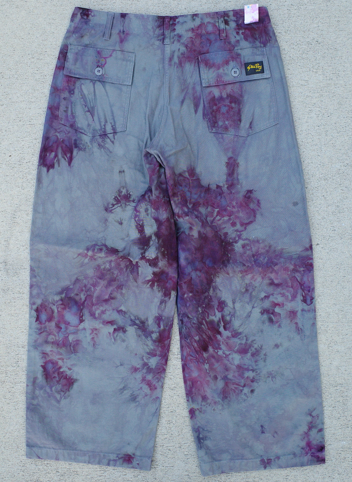Wide Leg Baker Pant / Blackberry Size 36 design 2