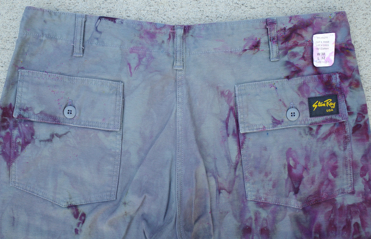 Wide Leg Baker Pant / Blackberry Size 38