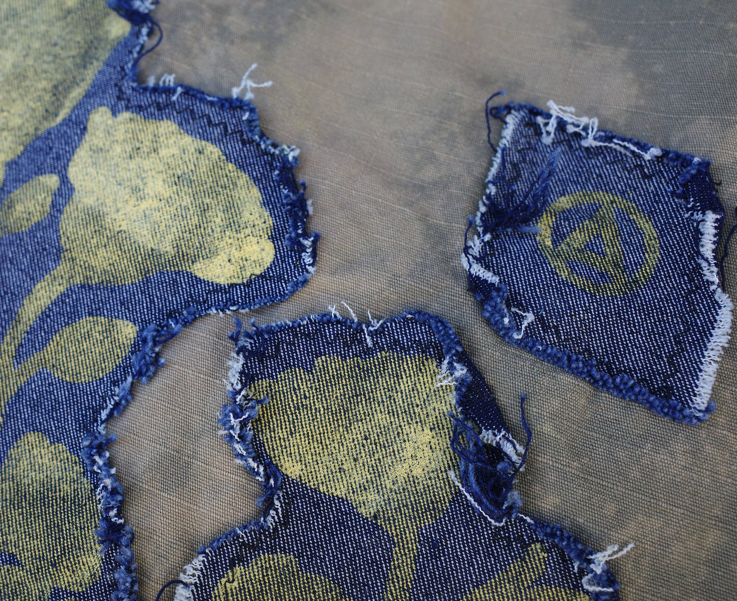 Cropped & Bleached Jacket / size Large