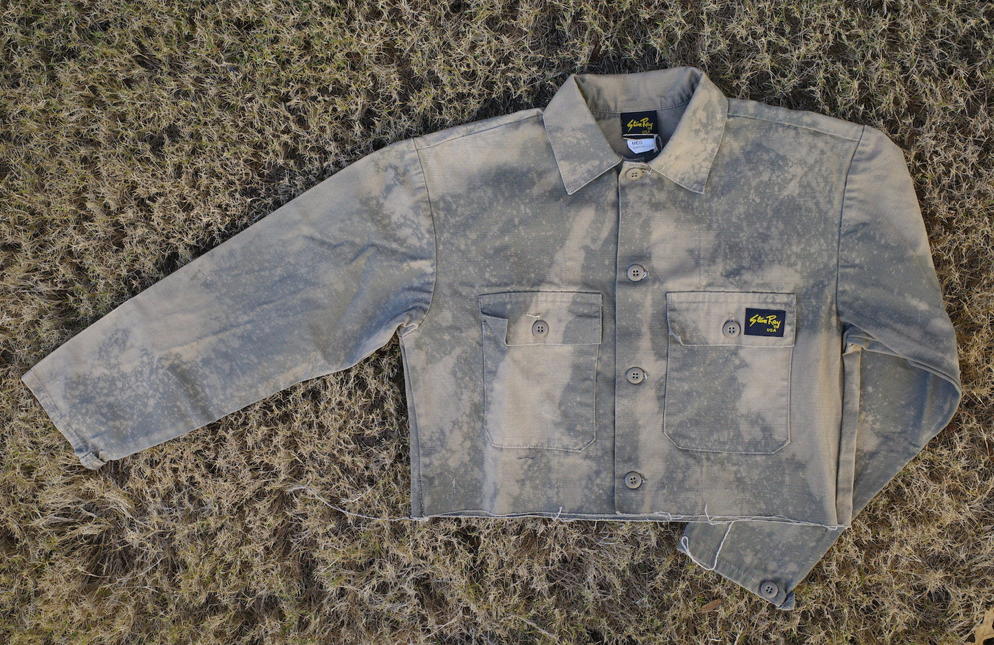 Cropped & Bleached Jacket / size Medium