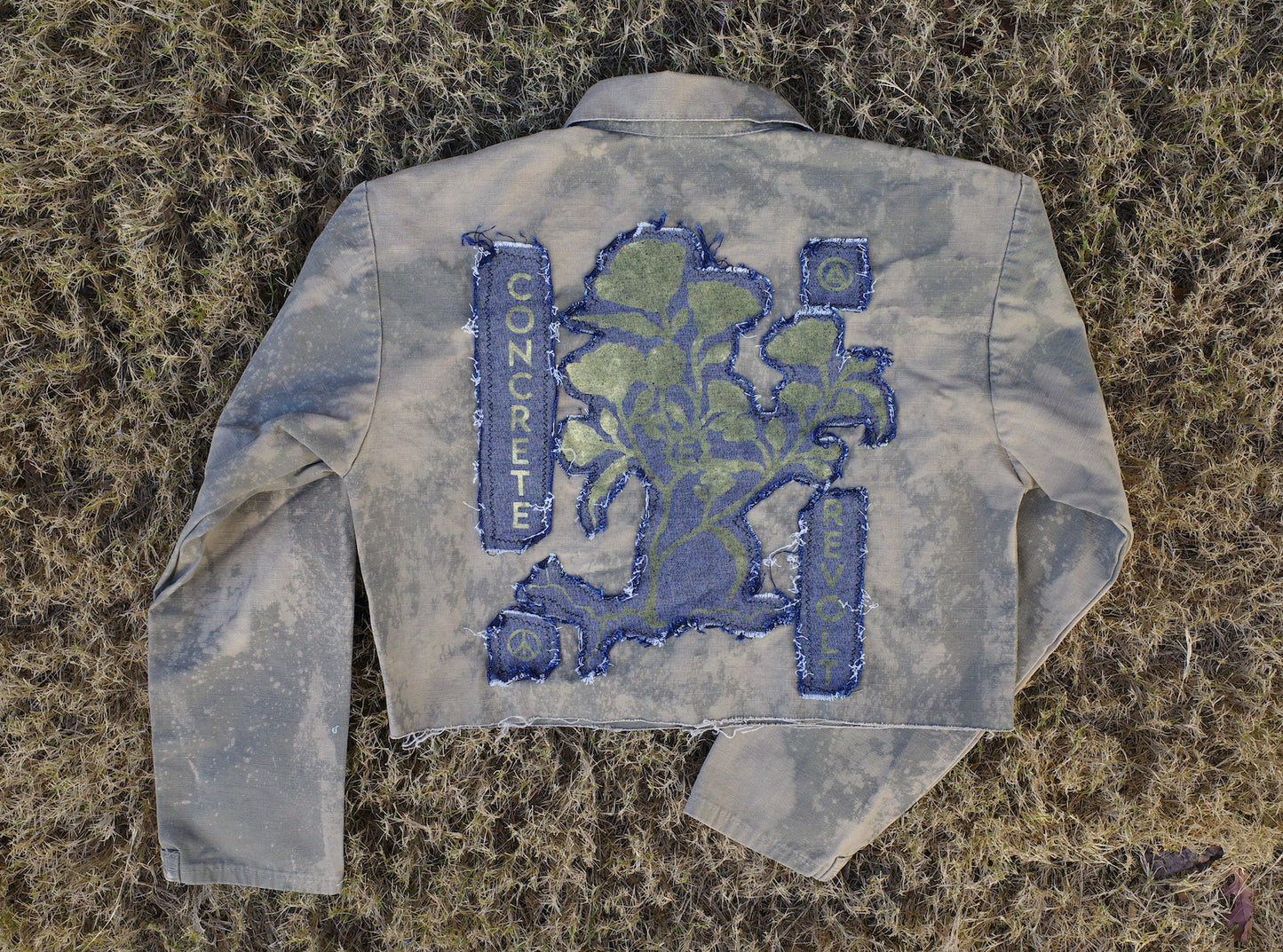 Cropped & Bleached Jacket / size Small