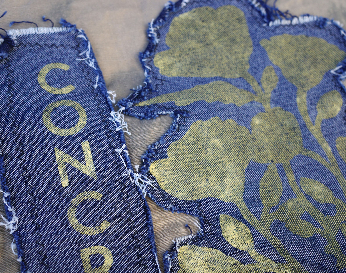 Cropped & Bleached Jacket / size Small