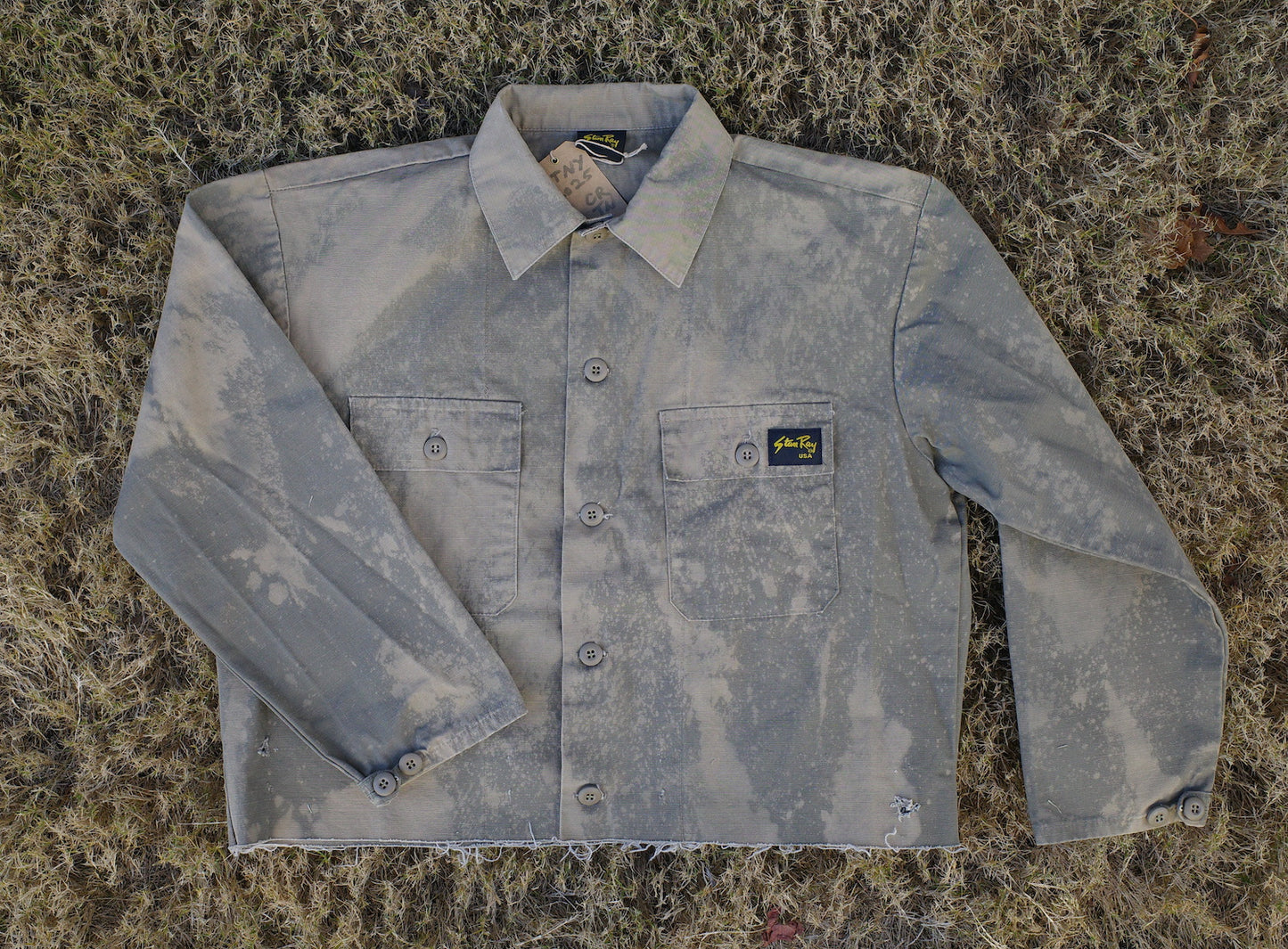 Cropped & Bleached Jacket / size XL