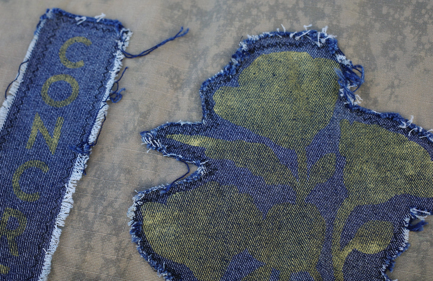 Cropped & Bleached Jacket / size XL