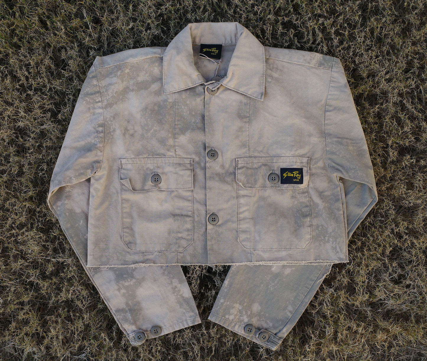 Cropped & Bleached Jacket / size XS