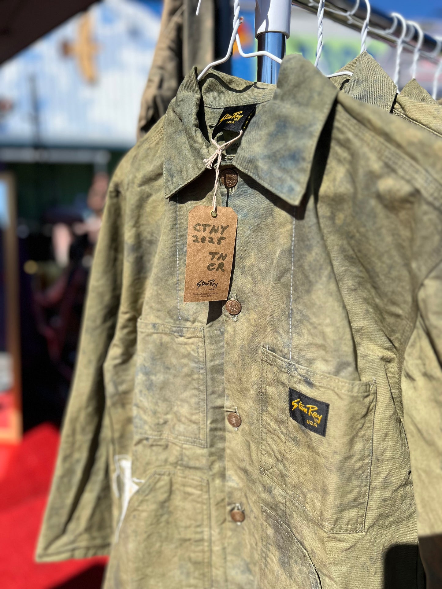 Riding Jacket / Green stone