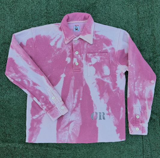 CR Vintage Fleece Shirt / Pink Medium "damaged"