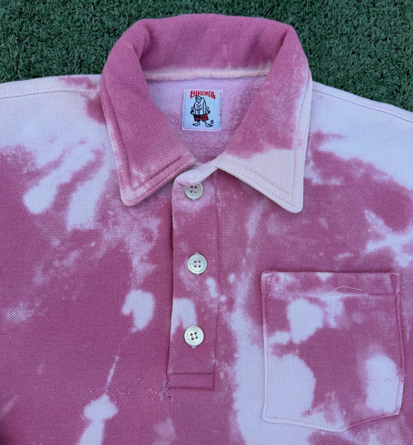 CR Vintage Fleece Shirt / Pink Medium "damaged"