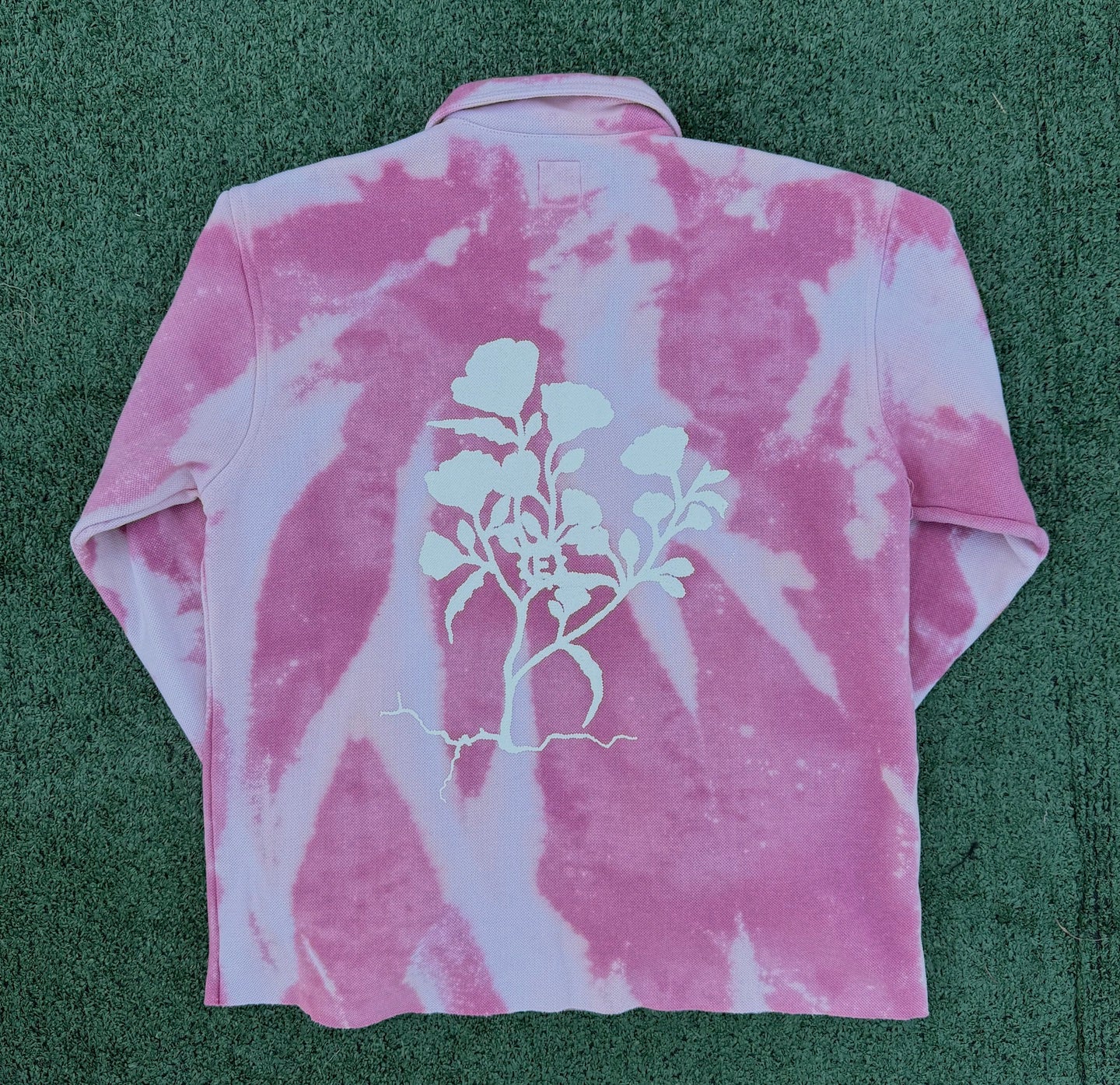 CR Vintage Fleece Shirt / Pink Medium "damaged"
