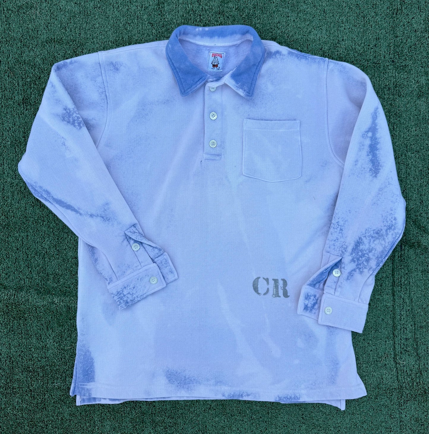 CR Vintage Fleece Shirt / Sky blue Large