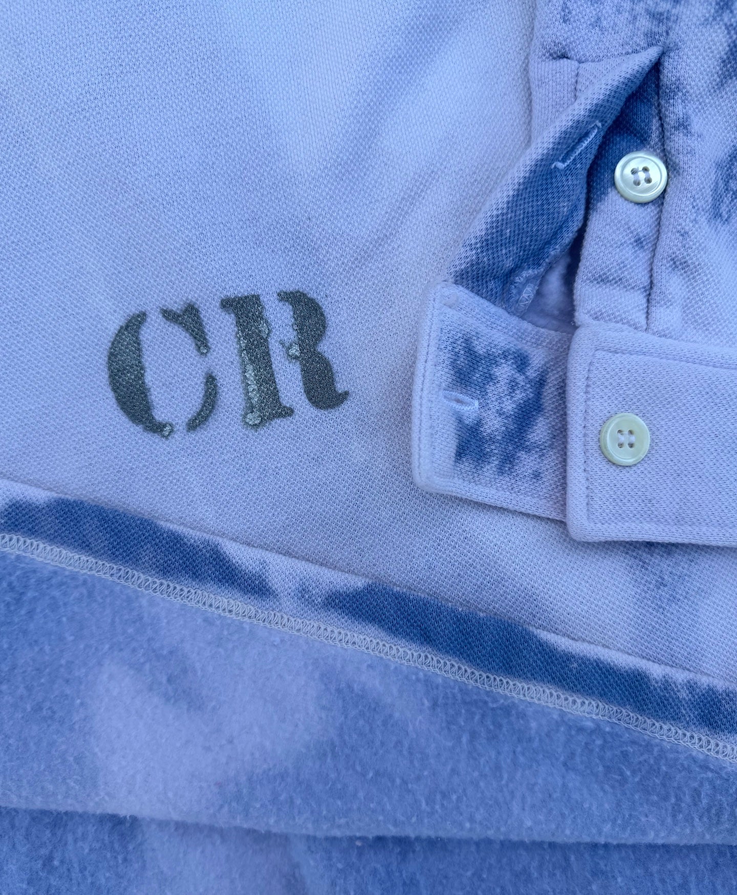 CR Vintage Fleece Shirt / Sky blue Large