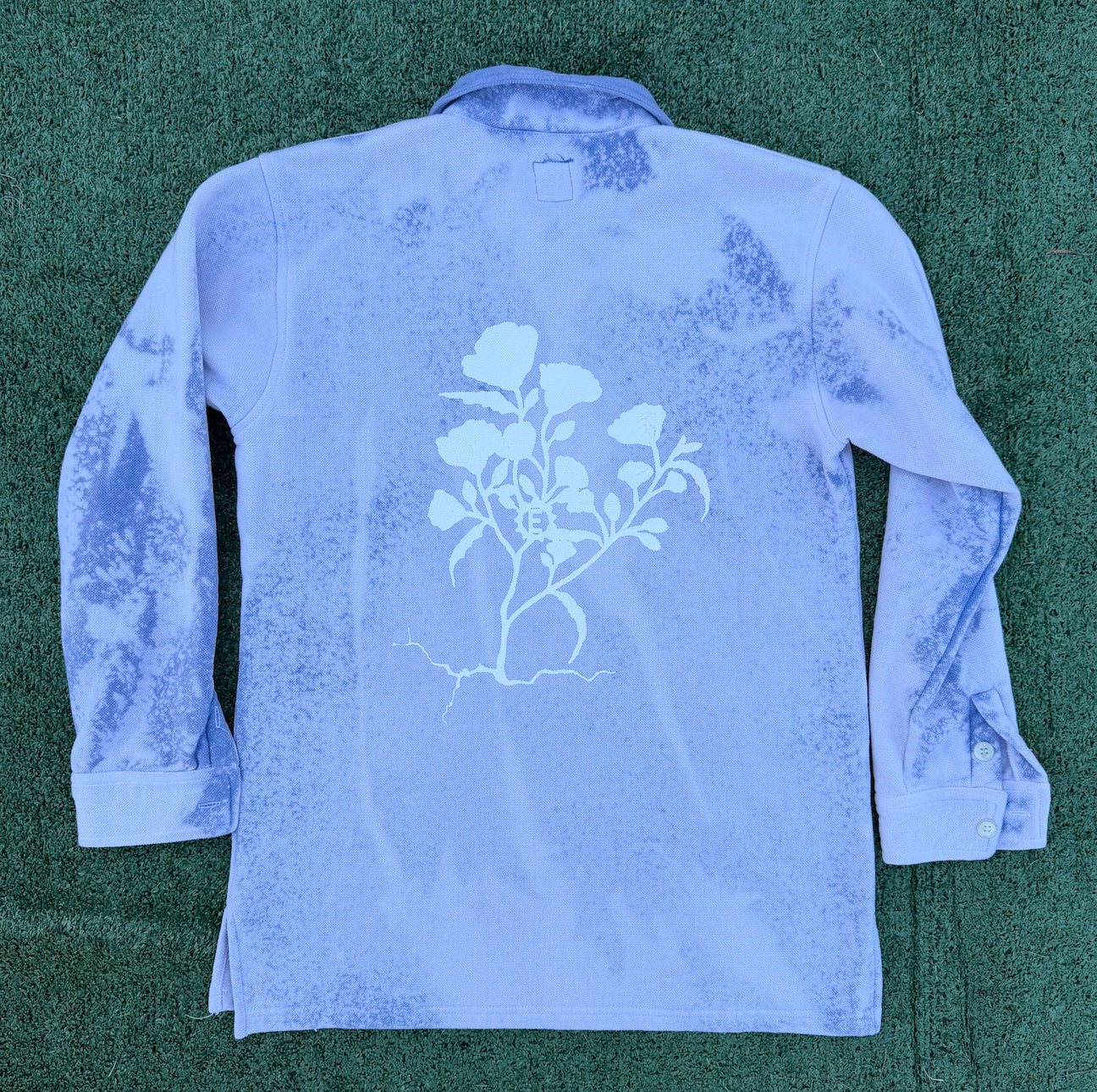 CR Vintage Fleece Shirt / Sky blue Medium