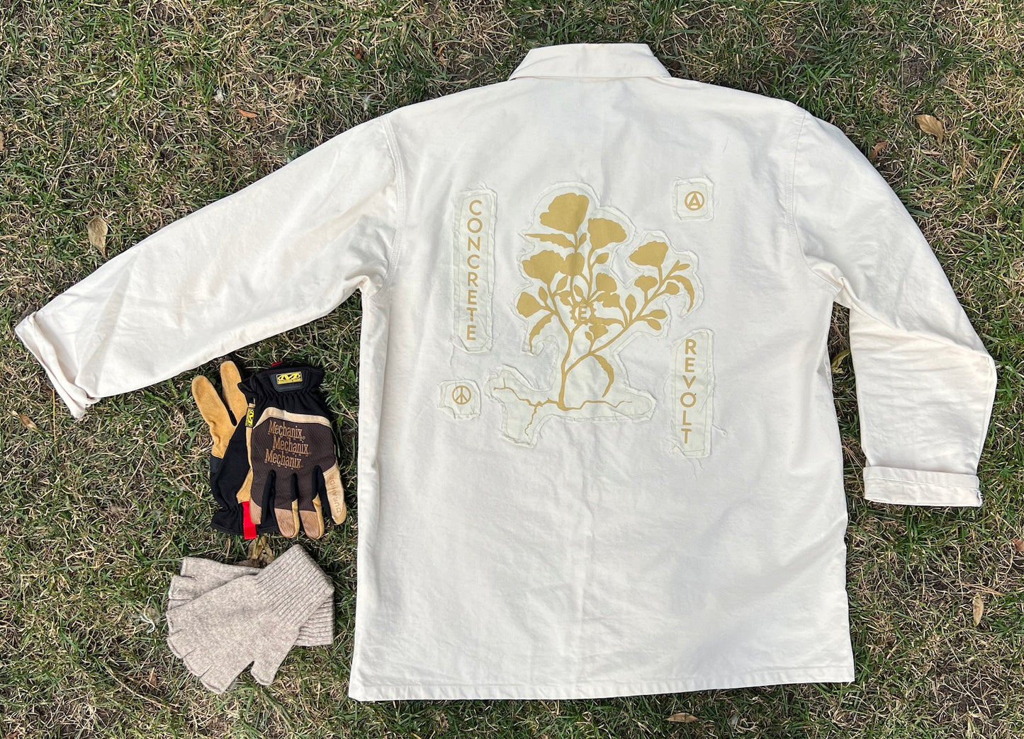 CR Fray-away jacket / Natural cotton PREORDER