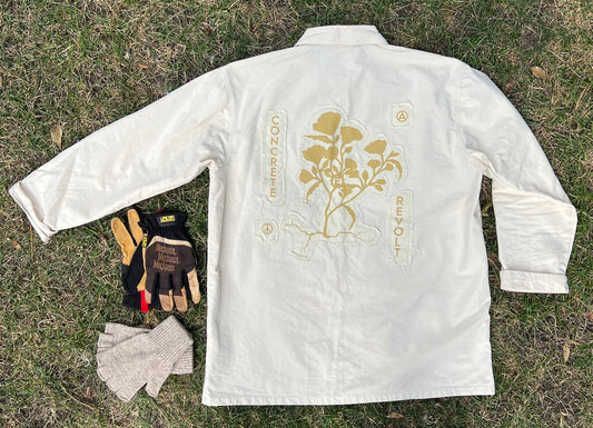 CR Fray-away jacket / Natural cotton PREORDER
