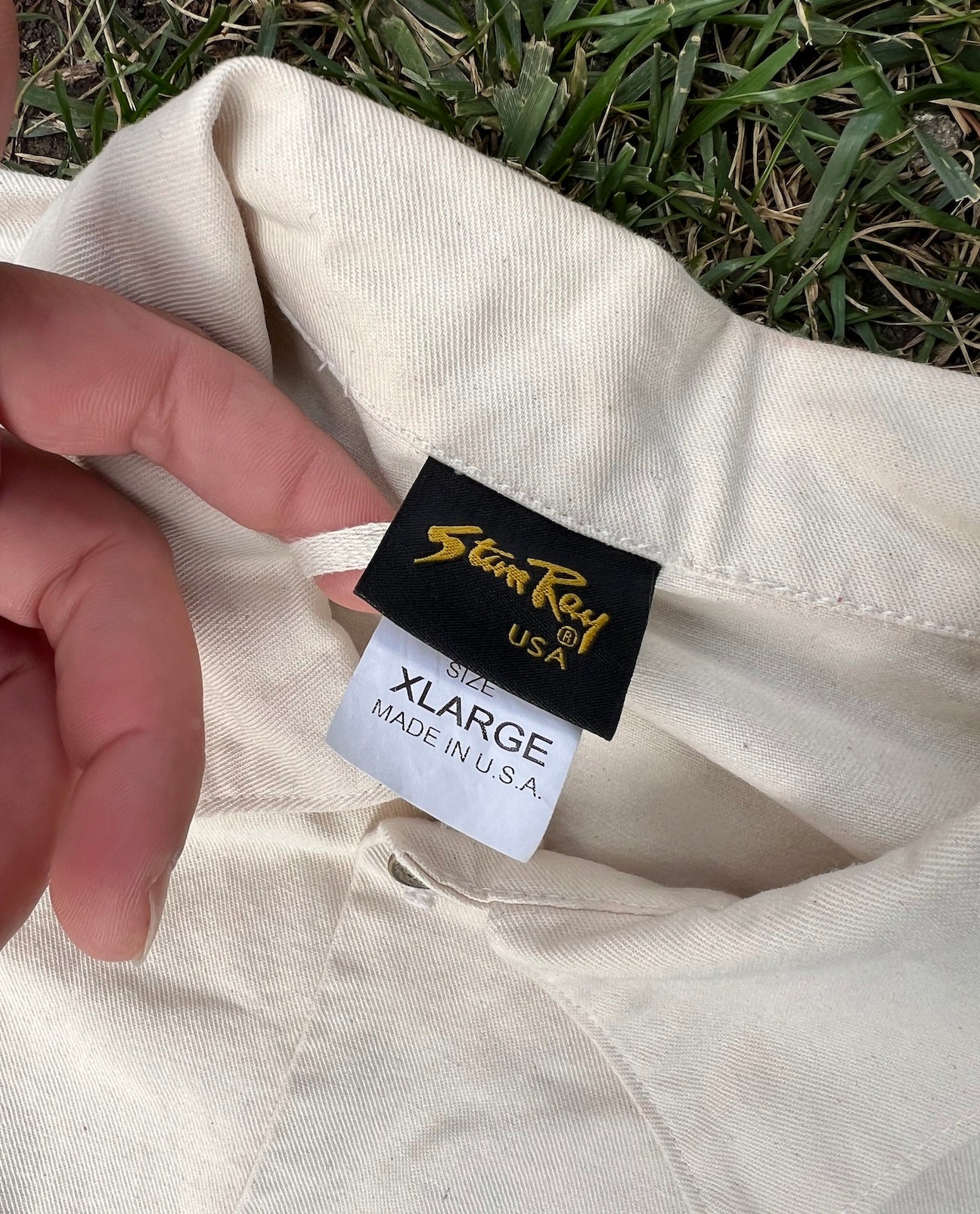 CR Fray-away jacket / Natural cotton PREORDER