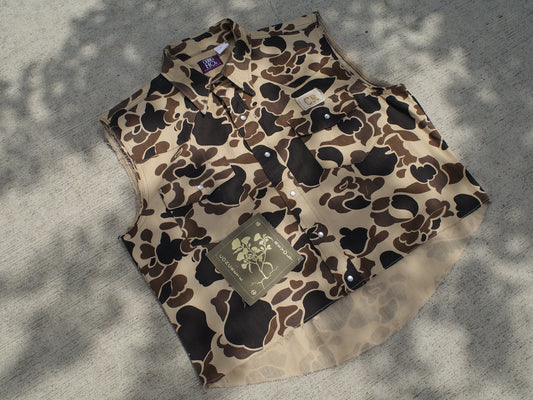 CR Riding Vest - Brown Duck