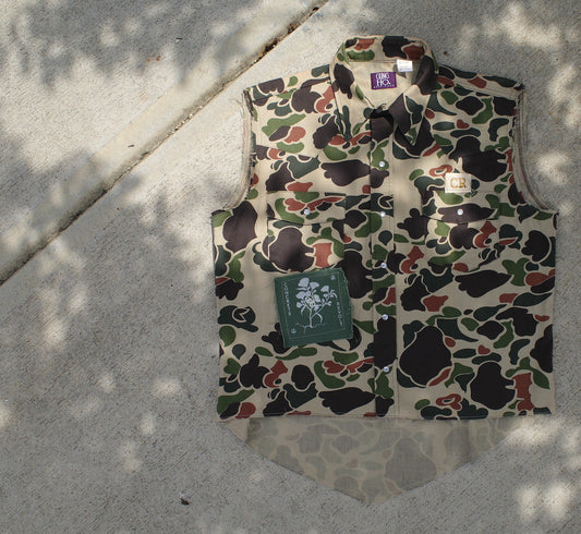 CR Riding Vest - Green frog