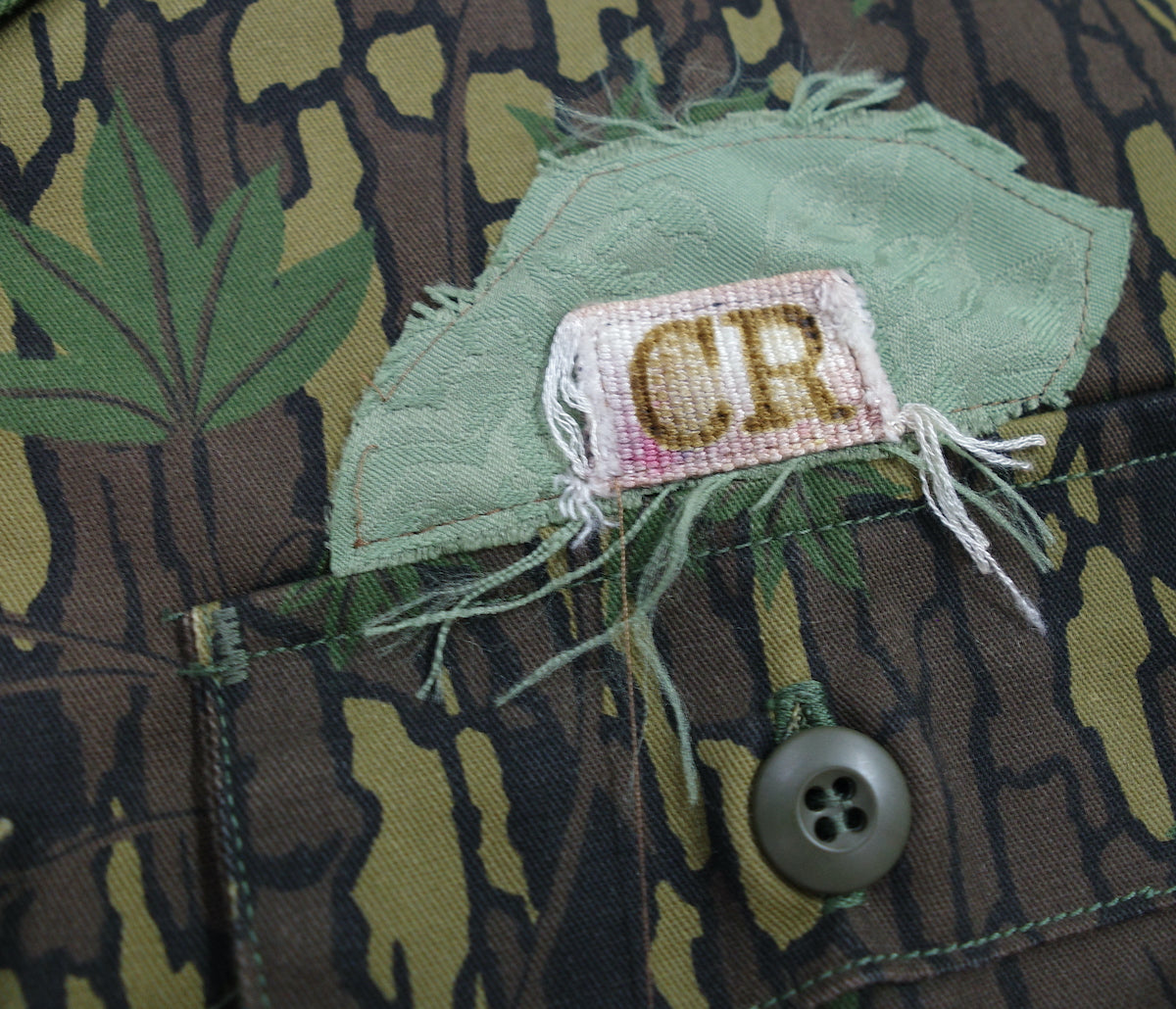 CRop Jacket - Vintage Realtree meets mint leaf