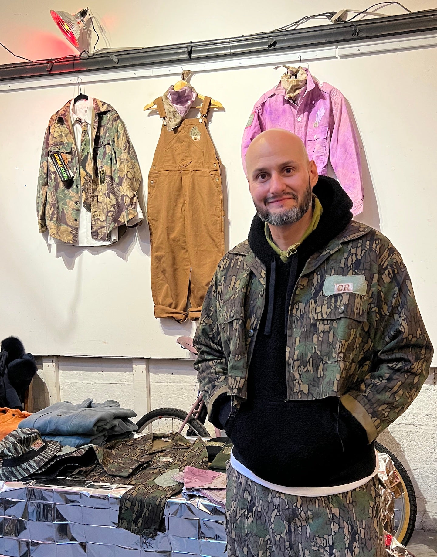 CRop Jacket - Vintage Realtree meets mint leaf