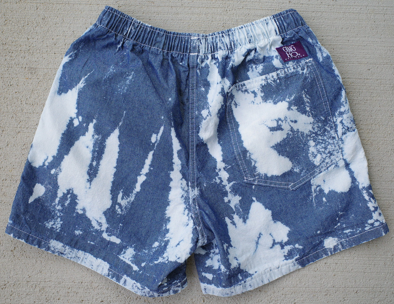 Ocean dye chambray short / multiple sizes