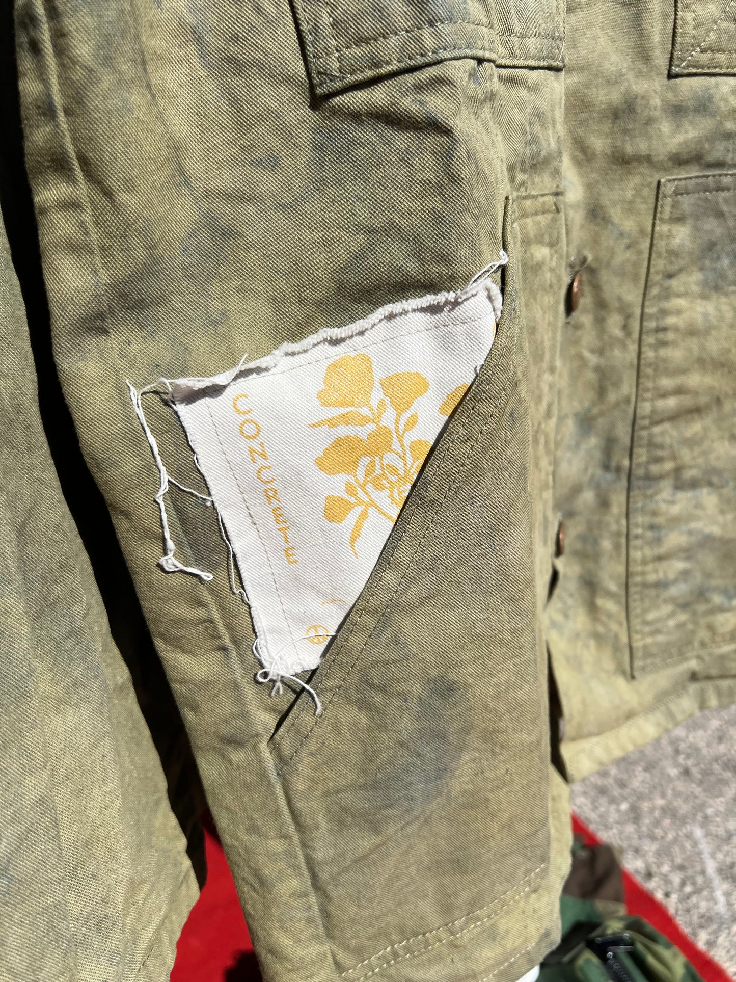 Riding Jacket / Green stone