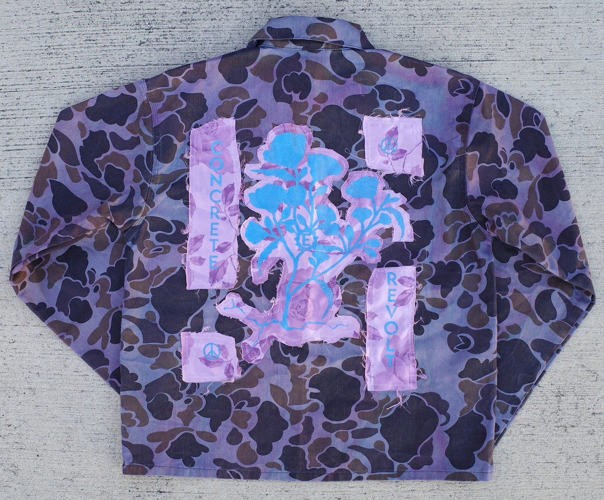 Purple duck / Cropped jacket MEDIUM