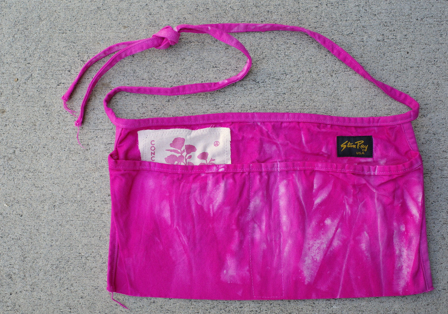 Foolish fuchsia / mechanic apron design 1